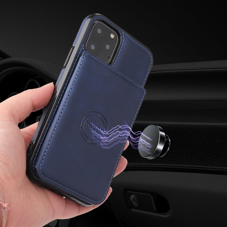 For iPhone 11 Pro Calf Texture Magnetic Case