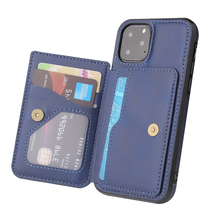 For iPhone 11 Calf Texture Magnetic Case