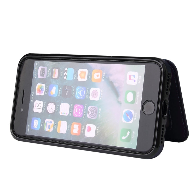 For iPhone SE 2022 / SE 2020 / 8 / 7 Calf Texture Magnetic Case