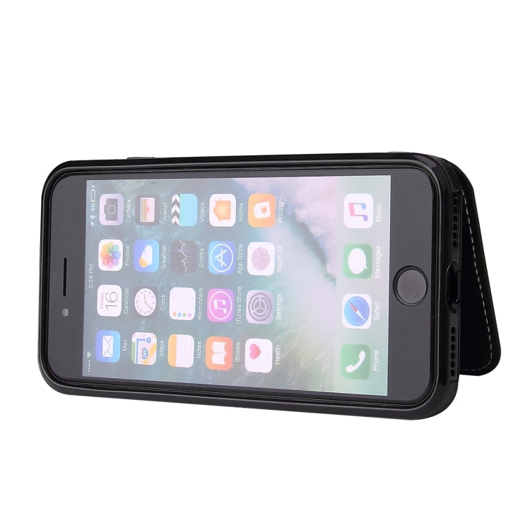 For iPhone SE 2022 / SE 2020 / 8 / 7 Calf Texture Magnetic Case