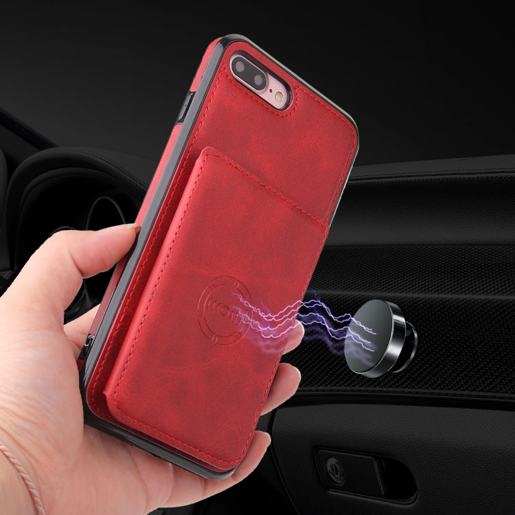 Calf Texture Magnetic Case For iPhone 8 Plus / 7 Plus