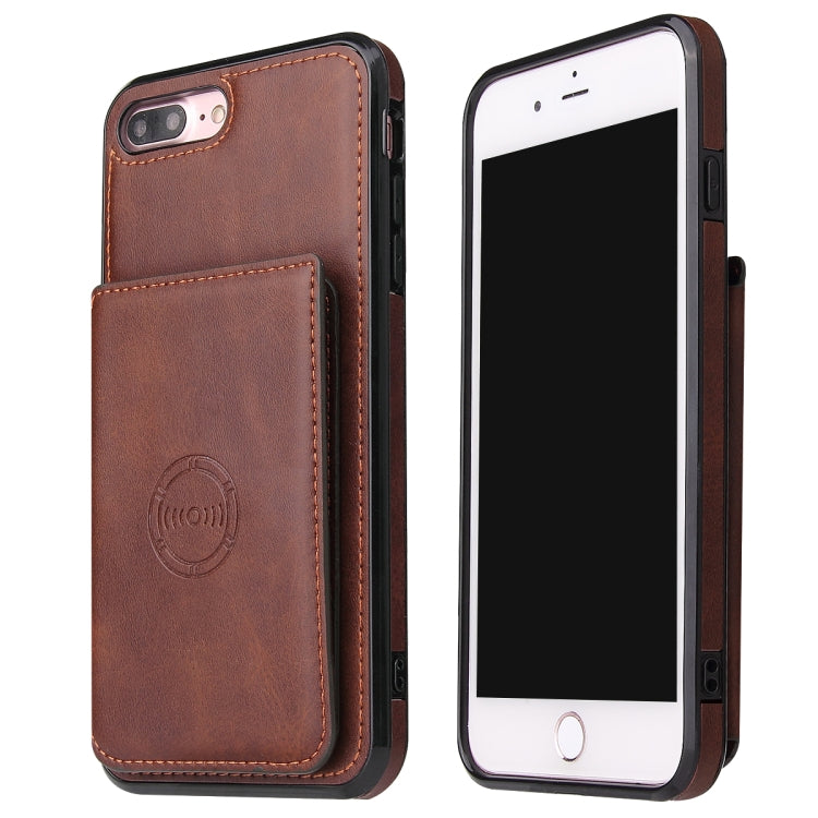 Calf Texture Magnetic Case For iPhone 8 Plus / 7 Plus