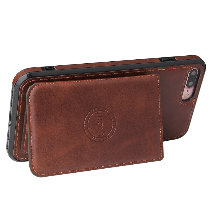 Calf Texture Magnetic Case For iPhone 8 Plus / 7 Plus