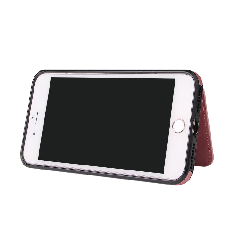 Calf Texture Magnetic Case For iPhone 8 Plus / 7 Plus