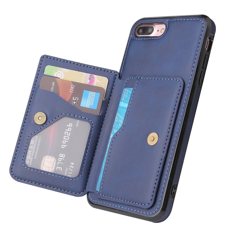 Calf Texture Magnetic Case For iPhone 8 Plus / 7 Plus