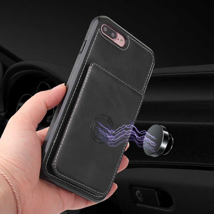 Calf Texture Magnetic Case For iPhone 8 Plus / 7 Plus