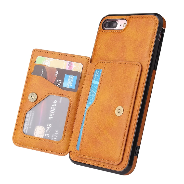 Calf Texture Magnetic Case For iPhone 8 Plus / 7 Plus