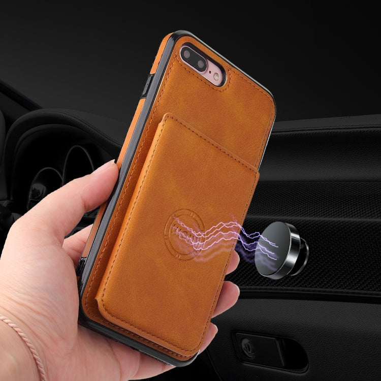 Calf Texture Magnetic Case For iPhone 8 Plus / 7 Plus