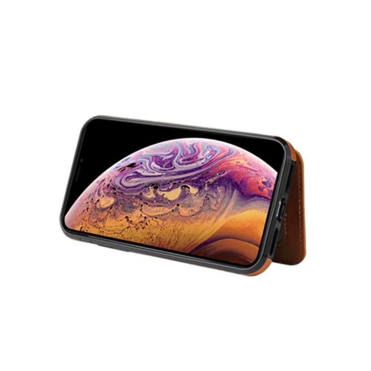 For iPhone XS Max Calf Texture Magnetic Case