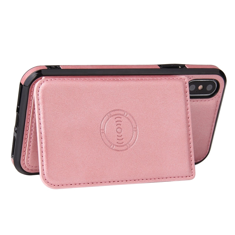 For iPhone X / XS Calf Texture Magnetic Case