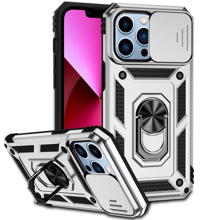 For iPhone 13 Pro Sliding Camshield Holder Phone Case