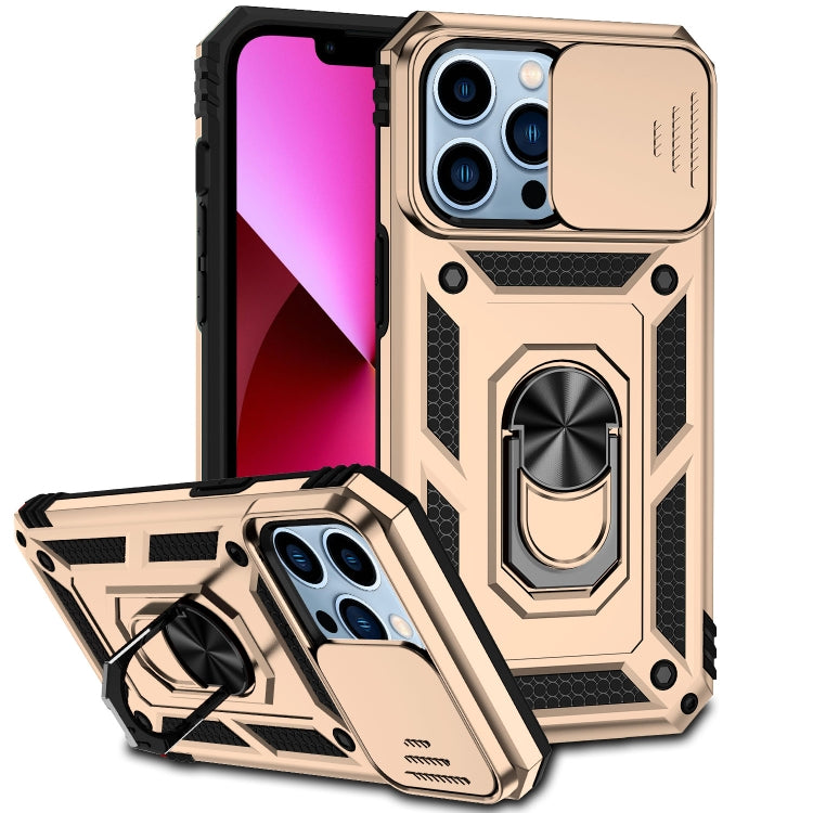 For iPhone 13 Pro Max Sliding Camshield Holder Phone Case