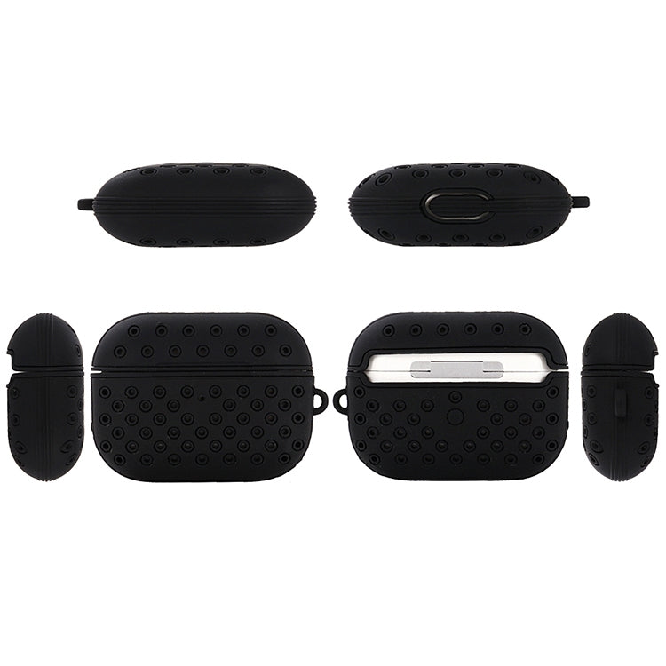 For AirPods Pro Bicolor Honeycomb Silicone Earphone Protective Case