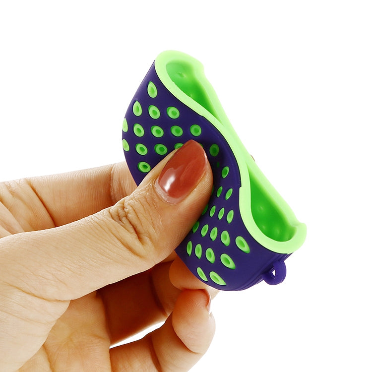 For AirPods Pro Bicolor Honeycomb Silicone Earphone Protective Case