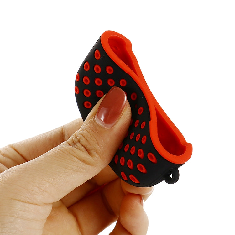 For AirPods Pro Bicolor Honeycomb Silicone Earphone Protective Case