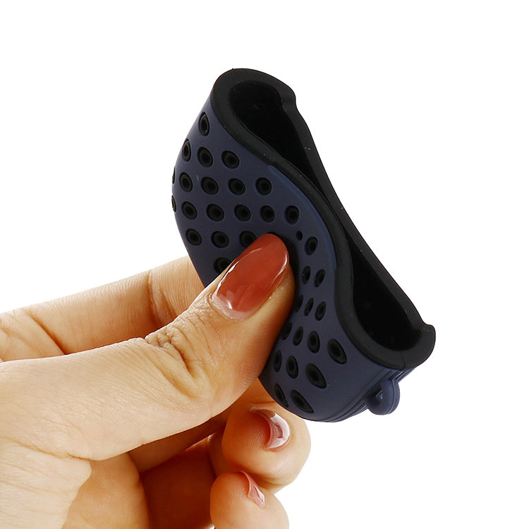 For AirPods Pro Bicolor Honeycomb Silicone Earphone Protective Case