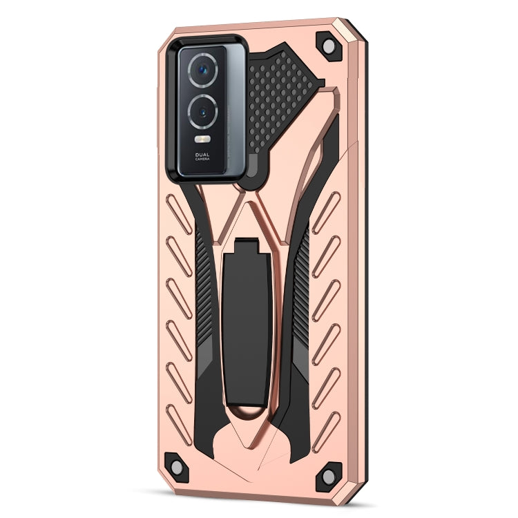 For vivo Y76 / Y76s Shockproof TPU + PC Phone Case