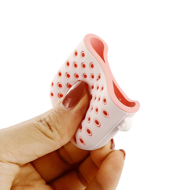 For AirPods 1/2 Bicolor Honeycomb Silicone Earphone Protective Case