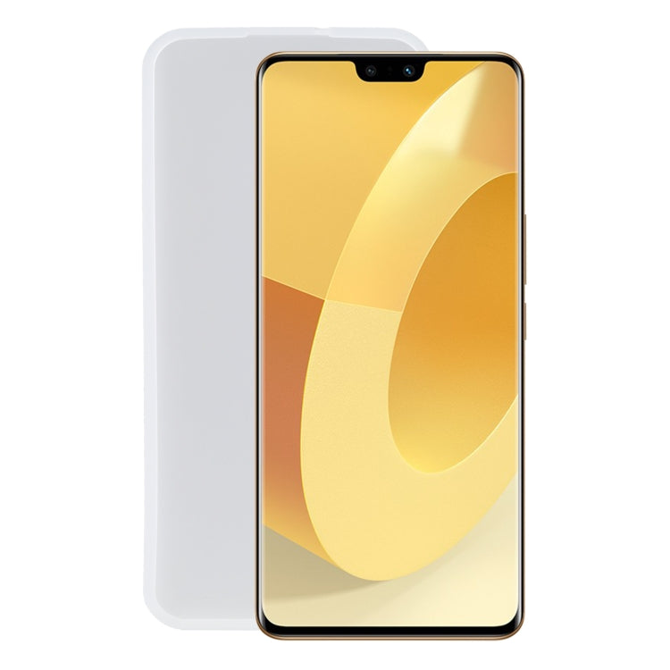 TPU Phone Case For vivo S12 Pro(Transparent White)