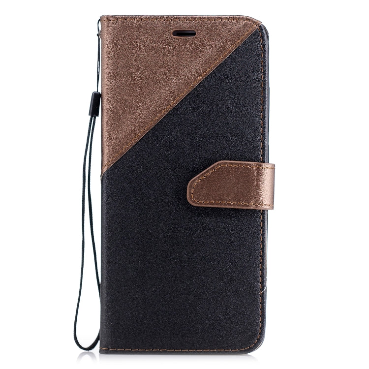 For Xiaomi 6X Matching Color Frosted Texture Horizontal Flip PU Leather Case with Holder & Card Slots & Lanyard