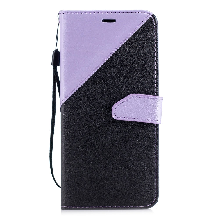 For Xiaomi 6X Matching Color Frosted Texture Horizontal Flip PU Leather Case with Holder & Card Slots & Lanyard
