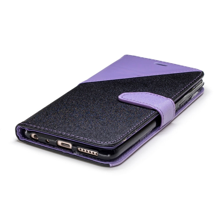 For Xiaomi 6X Matching Color Frosted Texture Horizontal Flip PU Leather Case with Holder & Card Slots & Lanyard