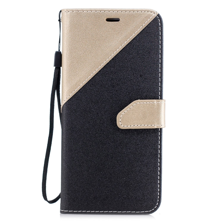 For Xiaomi 6X Matching Color Frosted Texture Horizontal Flip PU Leather Case with Holder & Card Slots & Lanyard