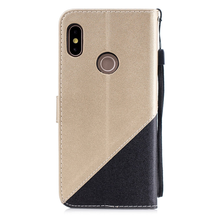 For Xiaomi 6X Matching Color Frosted Texture Horizontal Flip PU Leather Case with Holder & Card Slots & Lanyard