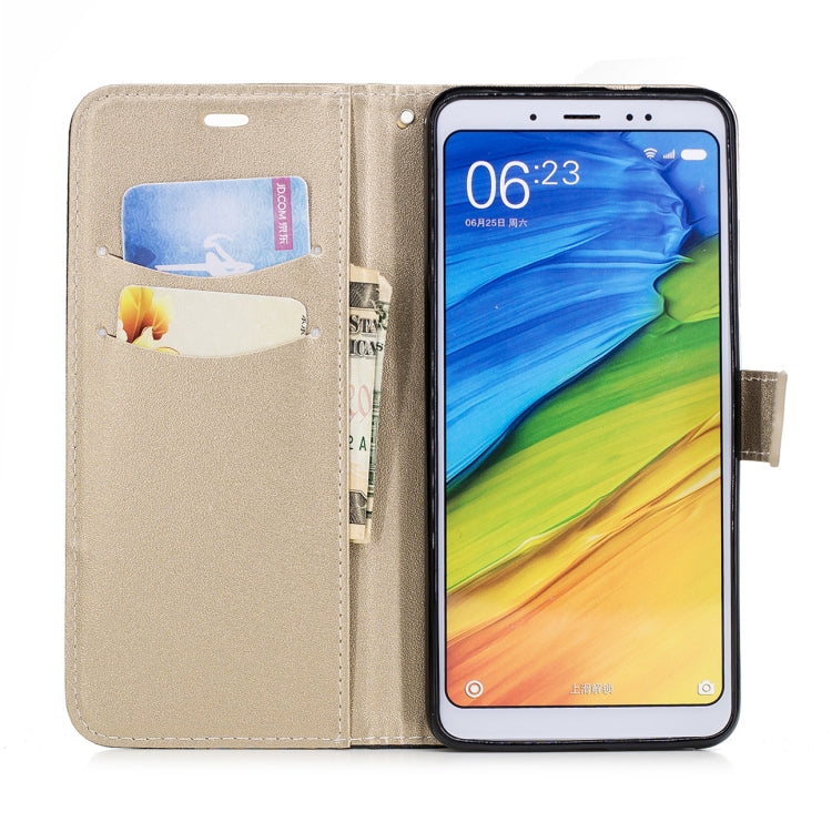 For Xiaomi 6X Matching Color Frosted Texture Horizontal Flip PU Leather Case with Holder & Card Slots & Lanyard