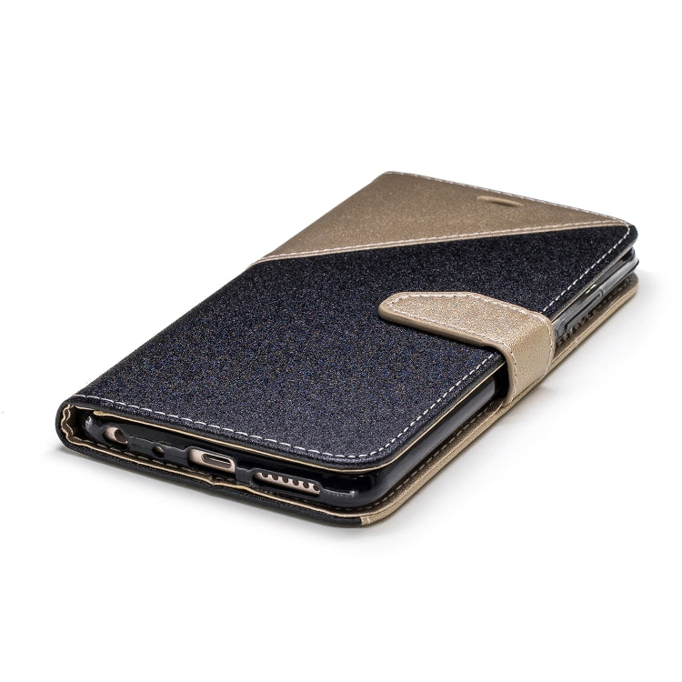 For Xiaomi 6X Matching Color Frosted Texture Horizontal Flip PU Leather Case with Holder & Card Slots & Lanyard