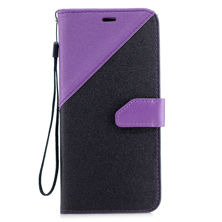 For Xiaomi 6X Matching Color Frosted Texture Horizontal Flip PU Leather Case with Holder & Card Slots & Lanyard