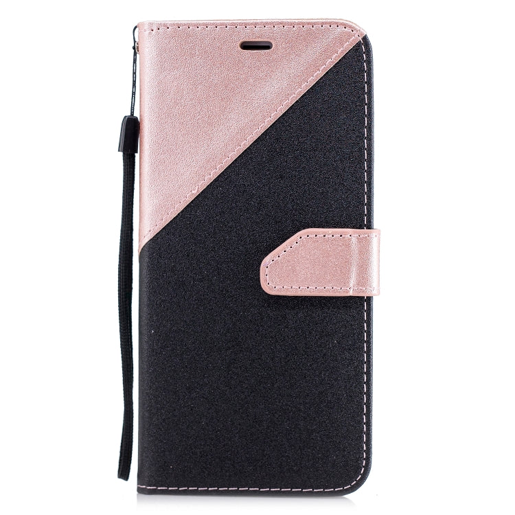 For Xiaomi 6X Matching Color Frosted Texture Horizontal Flip PU Leather Case with Holder & Card Slots & Lanyard