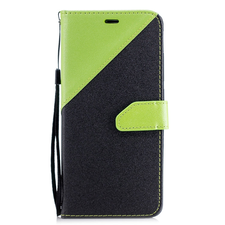 For Xiaomi 6X Matching Color Frosted Texture Horizontal Flip PU Leather Case with Holder & Card Slots & Lanyard