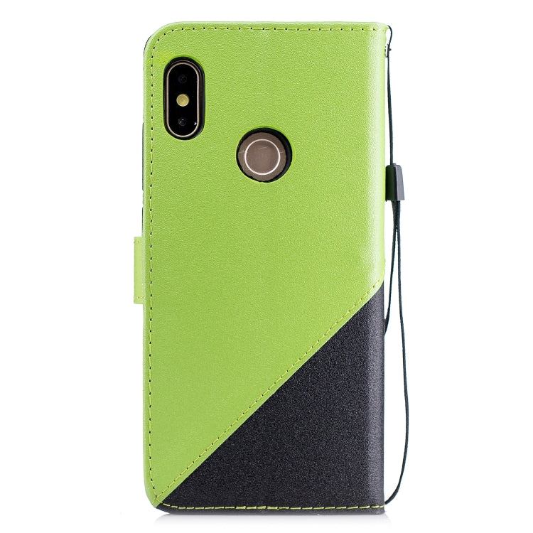For Xiaomi 6X Matching Color Frosted Texture Horizontal Flip PU Leather Case with Holder & Card Slots & Lanyard