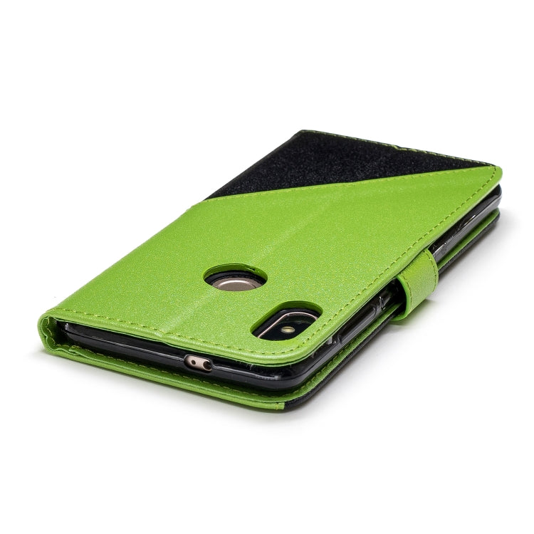 For Xiaomi 6X Matching Color Frosted Texture Horizontal Flip PU Leather Case with Holder & Card Slots & Lanyard