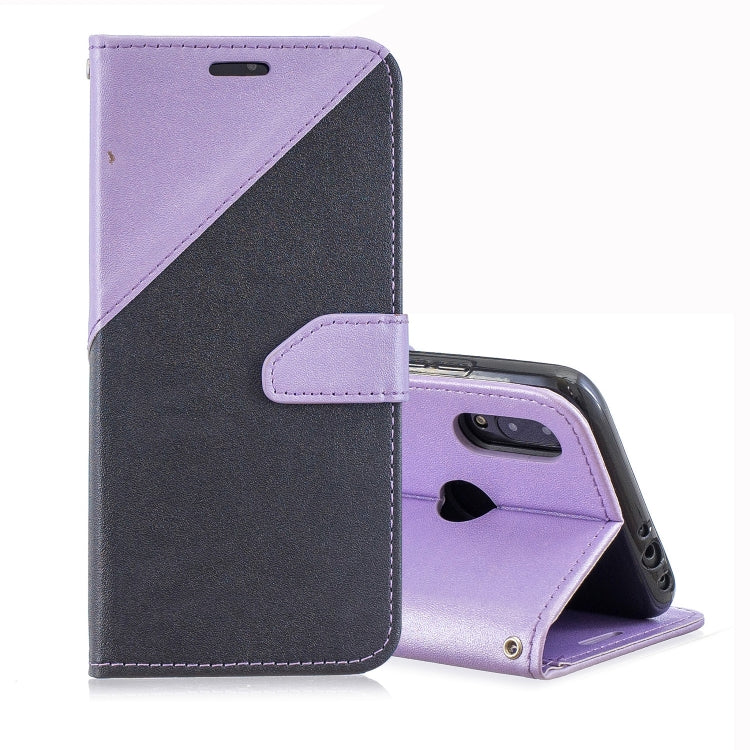 For Xiaomi Redmi 7 Matching Color Frosted Texture Horizontal Flip PU Leather Case with Holder & Card Slots & Lanyard