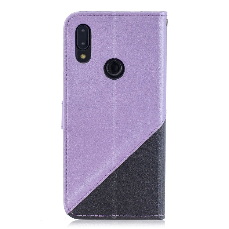 For Xiaomi Redmi 7 Matching Color Frosted Texture Horizontal Flip PU Leather Case with Holder & Card Slots & Lanyard