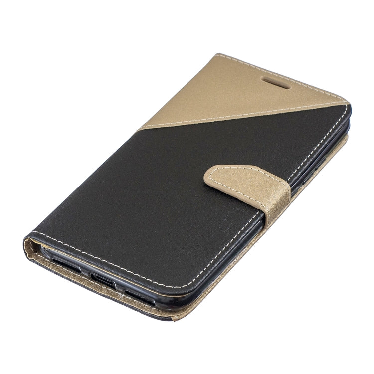 For Xiaomi Redmi 7 Matching Color Frosted Texture Horizontal Flip PU Leather Case with Holder & Card Slots & Lanyard