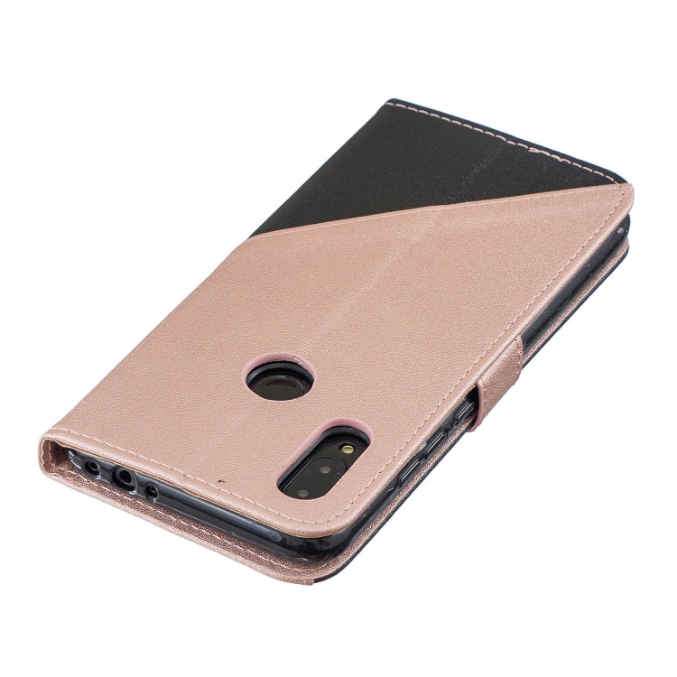 For Xiaomi Redmi 7 Matching Color Frosted Texture Horizontal Flip PU Leather Case with Holder & Card Slots & Lanyard