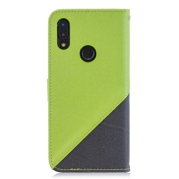 For Xiaomi Redmi 7 Matching Color Frosted Texture Horizontal Flip PU Leather Case with Holder & Card Slots & Lanyard