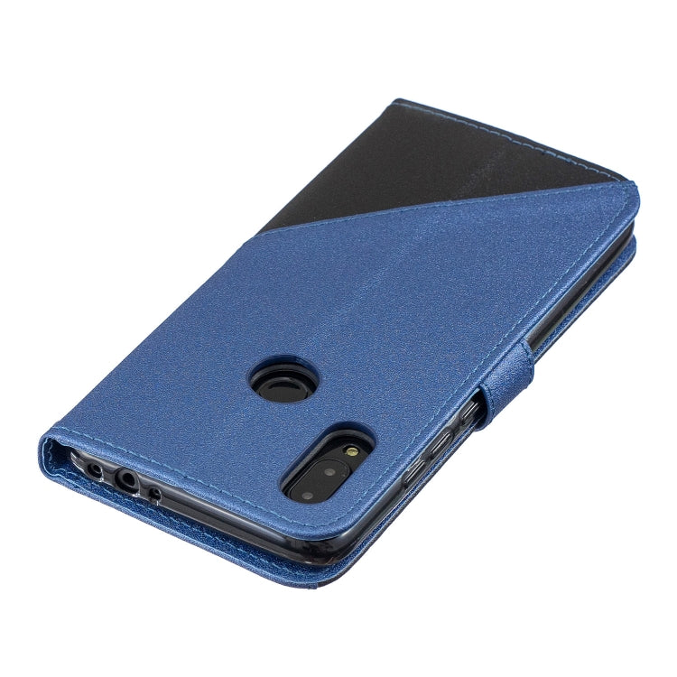 For Xiaomi Redmi 7 Matching Color Frosted Texture Horizontal Flip PU Leather Case with Holder & Card Slots & Lanyard