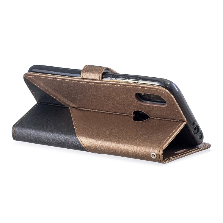 For Xiaomi Redmi Note7 Matching Color Frosted Texture Horizontal Flip PU Leather Case with Holder & Card Slots & Lanyard