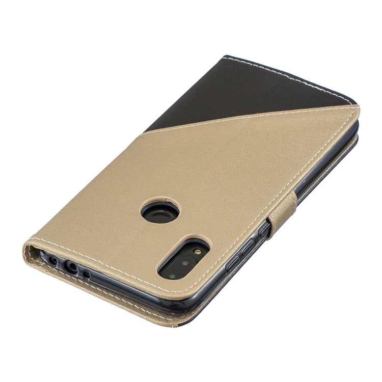 For Xiaomi Redmi Note7 Matching Color Frosted Texture Horizontal Flip PU Leather Case with Holder & Card Slots & Lanyard