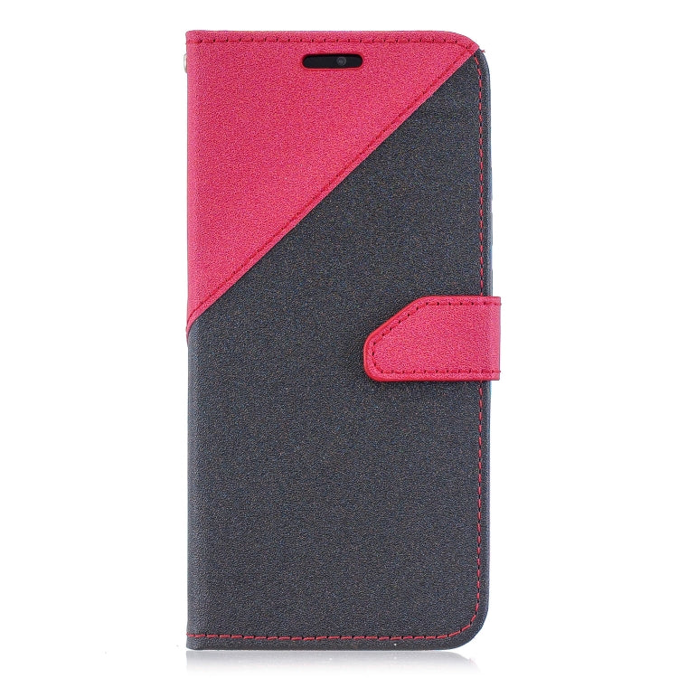 For Xiaomi Redmi Note7 Matching Color Frosted Texture Horizontal Flip PU Leather Case with Holder & Card Slots & Lanyard