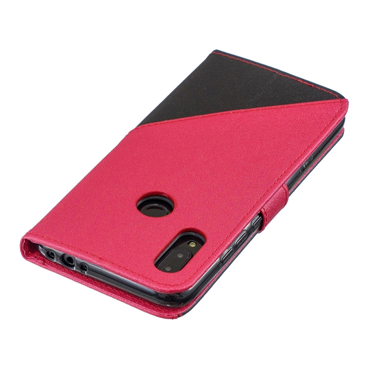 For Xiaomi Redmi Note7 Matching Color Frosted Texture Horizontal Flip PU Leather Case with Holder & Card Slots & Lanyard