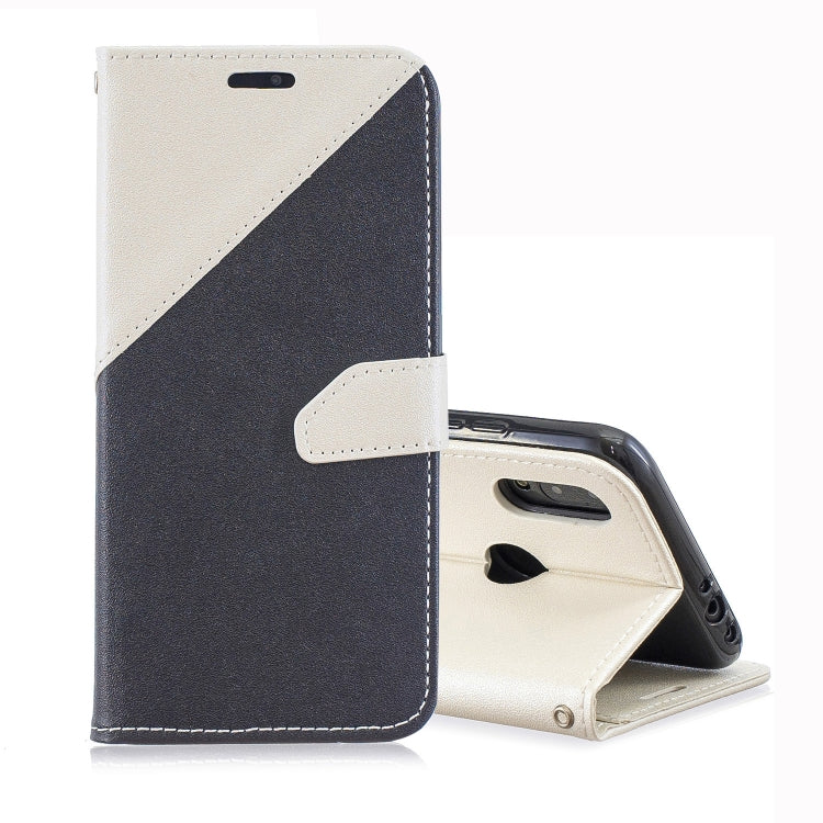 For Xiaomi Redmi Note7 Matching Color Frosted Texture Horizontal Flip PU Leather Case with Holder & Card Slots & Lanyard