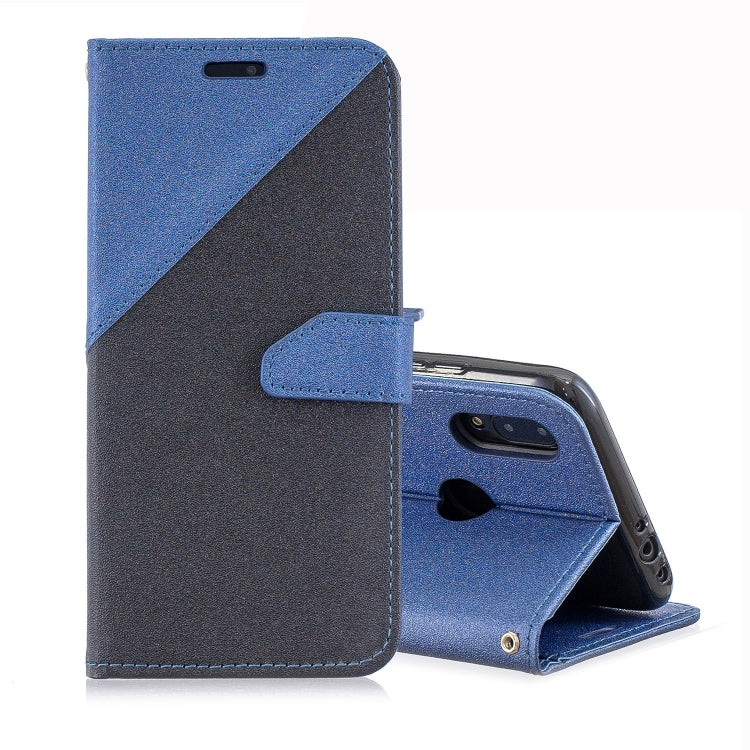 For Xiaomi Redmi Note7 Matching Color Frosted Texture Horizontal Flip PU Leather Case with Holder & Card Slots & Lanyard