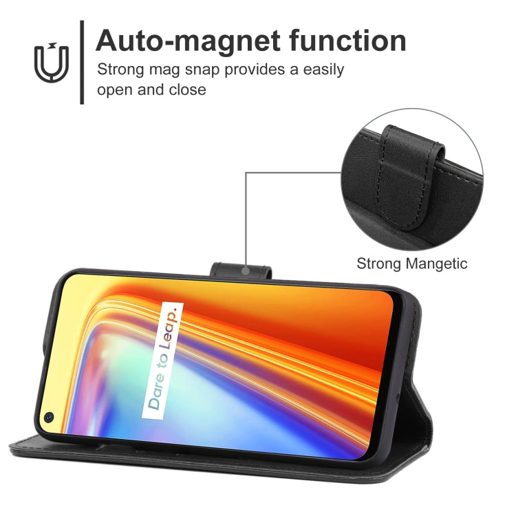 Leather Phone Case For OPPO Realme 7 Asia Version