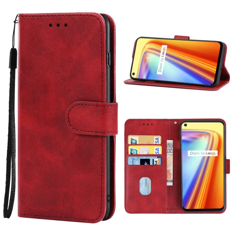 Leather Phone Case For OPPO Realme 7 Asia Version
