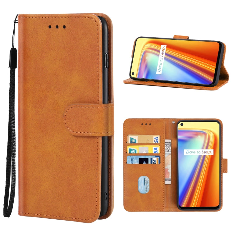 Leather Phone Case For OPPO Realme 7 Asia Version
